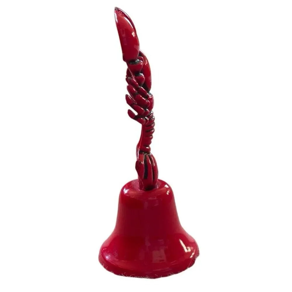 Red Metal Souvenir Lobster Bell